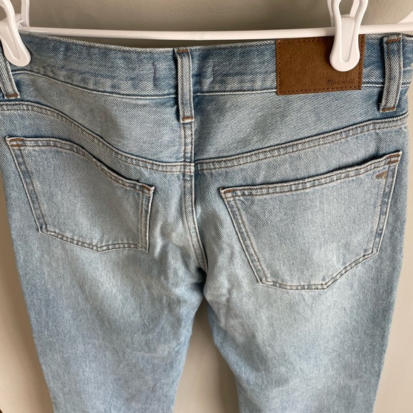 Madewell Low-Slung Straight Jeans - Light Wash - Size 24 - Picture 10 of 14